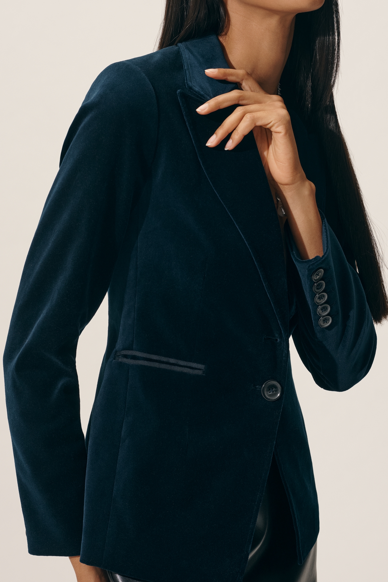 PAIGE Chelsee Velvet Blazer