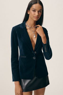 PAIGE Chelsee Velvet Blazer