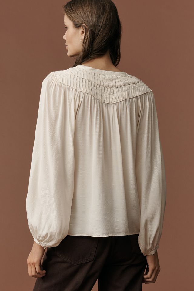 PAIGE Milani Raglan-Sleeve Blouse #1