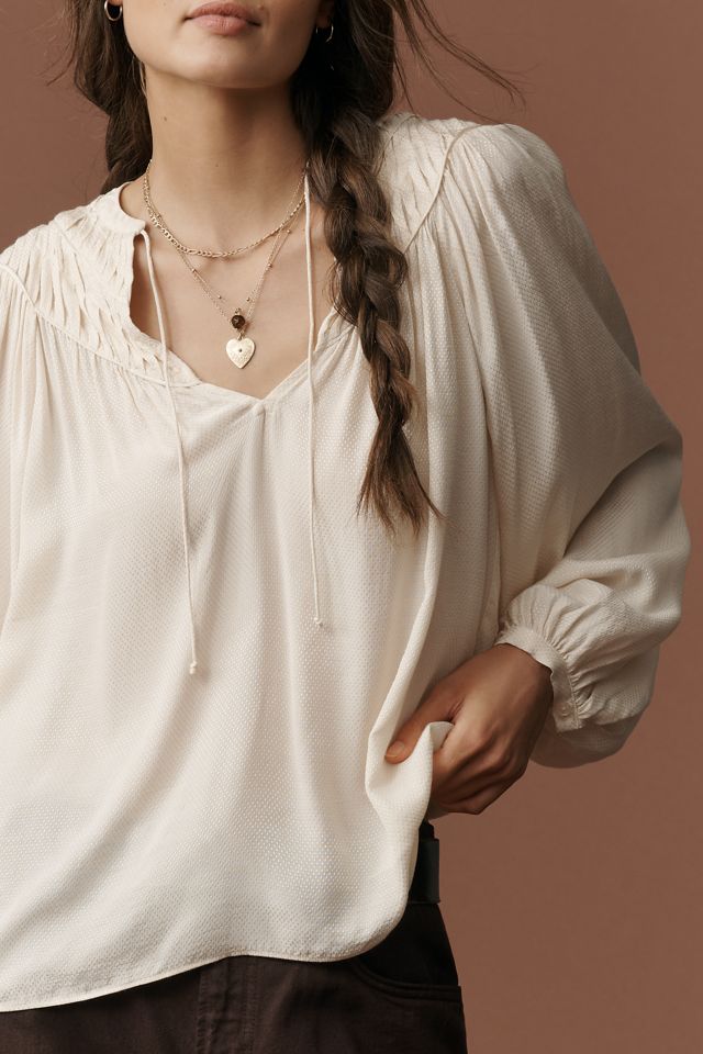 PAIGE Milani Raglan-Sleeve Blouse #2