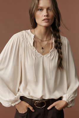 PAIGE Milani Raglan-Sleeve Blouse