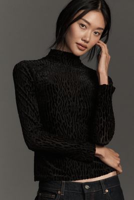 PAIGE Ursula Long-Sleeve Mock-Neck Top