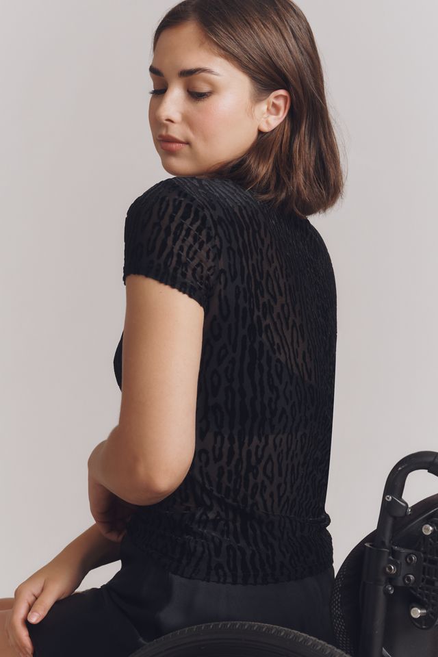 PAIGE Eisa Burnout Tee #1