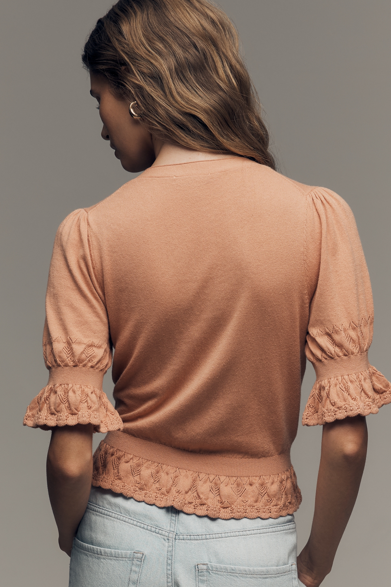 PAIGE Vetra Ruffled Cardigan