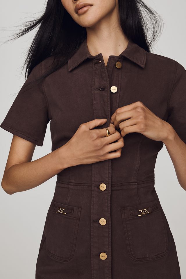 PAIGE Clementine Denim Mini Dress #1