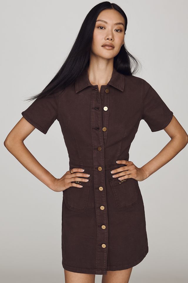 PAIGE Clementine Denim Mini Dress #3
