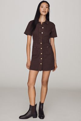 PAIGE Clementine Denim Mini Dress