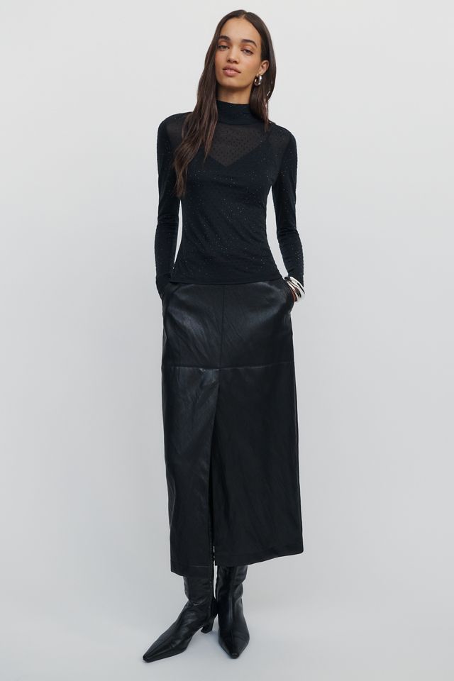 PAIGE Ursula Mock Neck Top #2