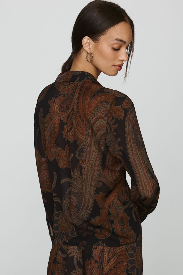 PAIGE Rosalinda Long-Sleeve Blouse #2