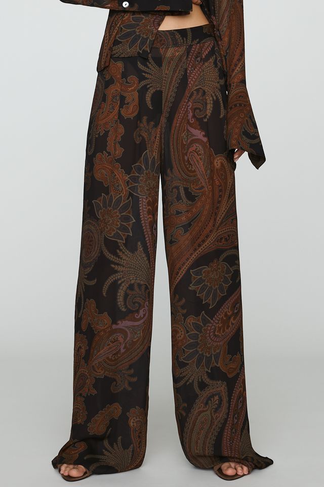 PAIGE Carina Wide-Leg Pants #1