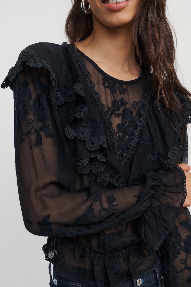 PAIGE Akari Silk Blouse #2