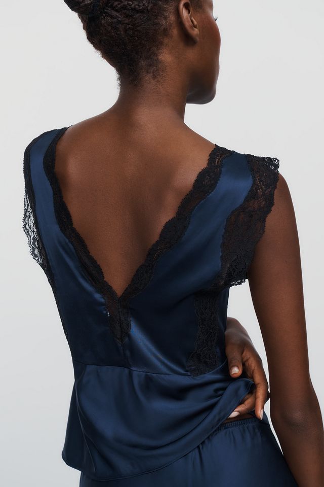 PAIGE Marin Lace Trim Top #1