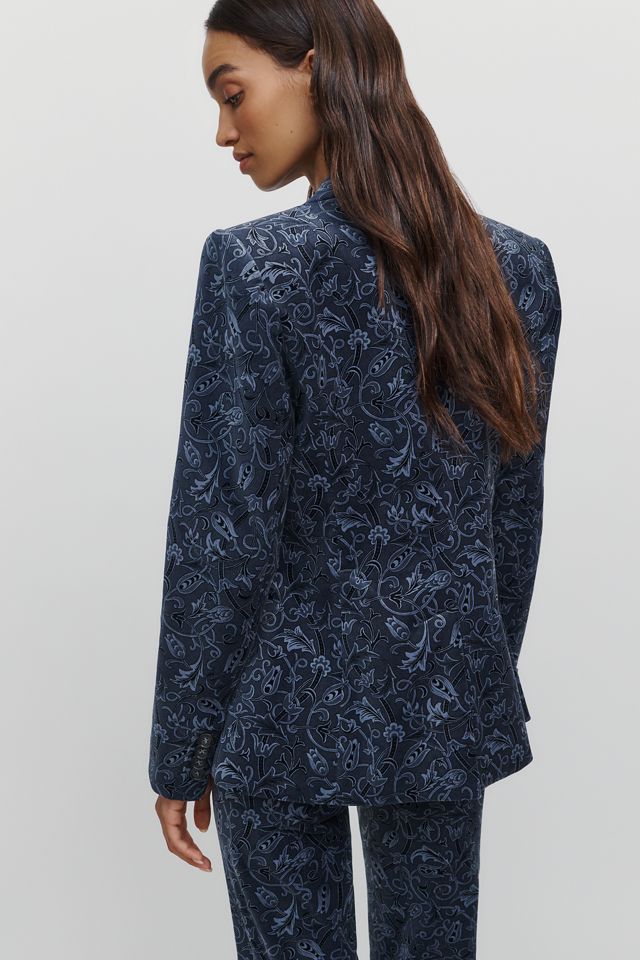 PAIGE Chelsee Velvet Blazer #3