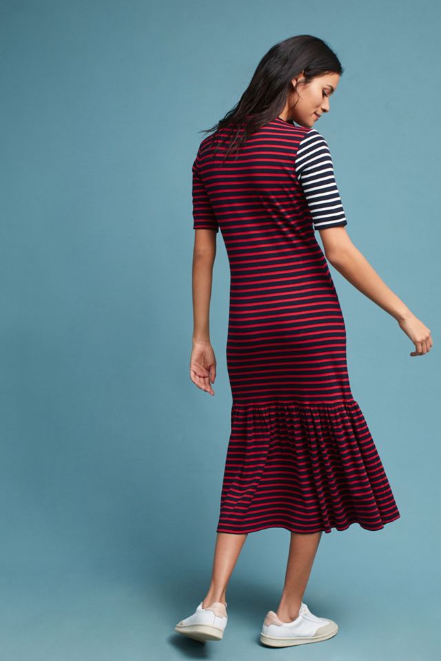 Cynthia Rowley Striped Midi Dress #3