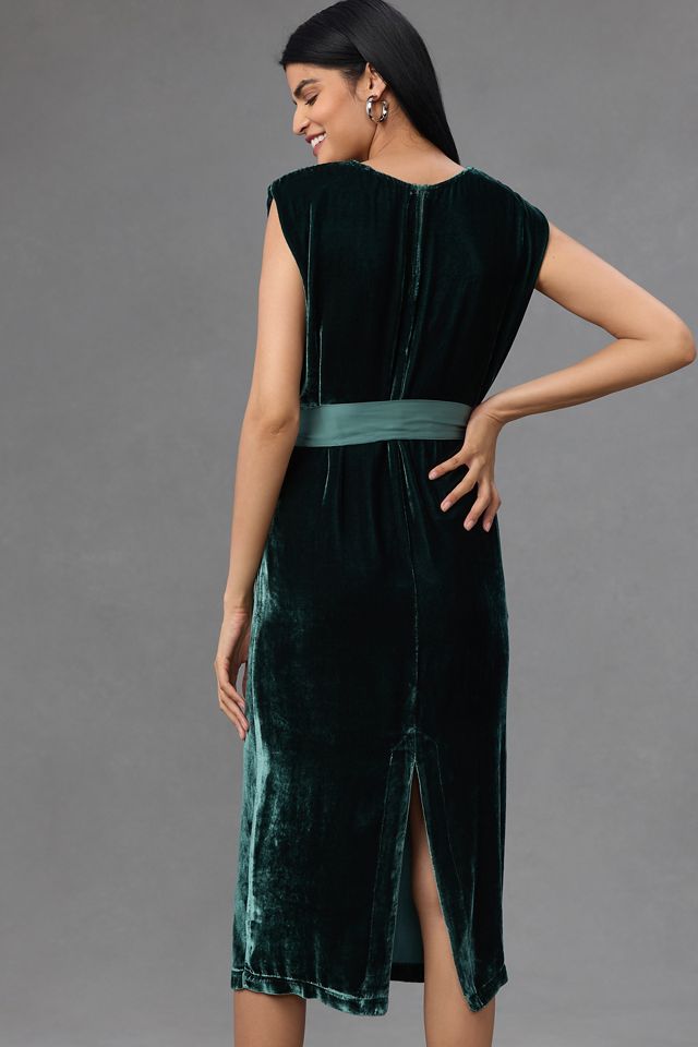 Velvet by Graham & Spencer Sleeveless Velvet Midi Dress