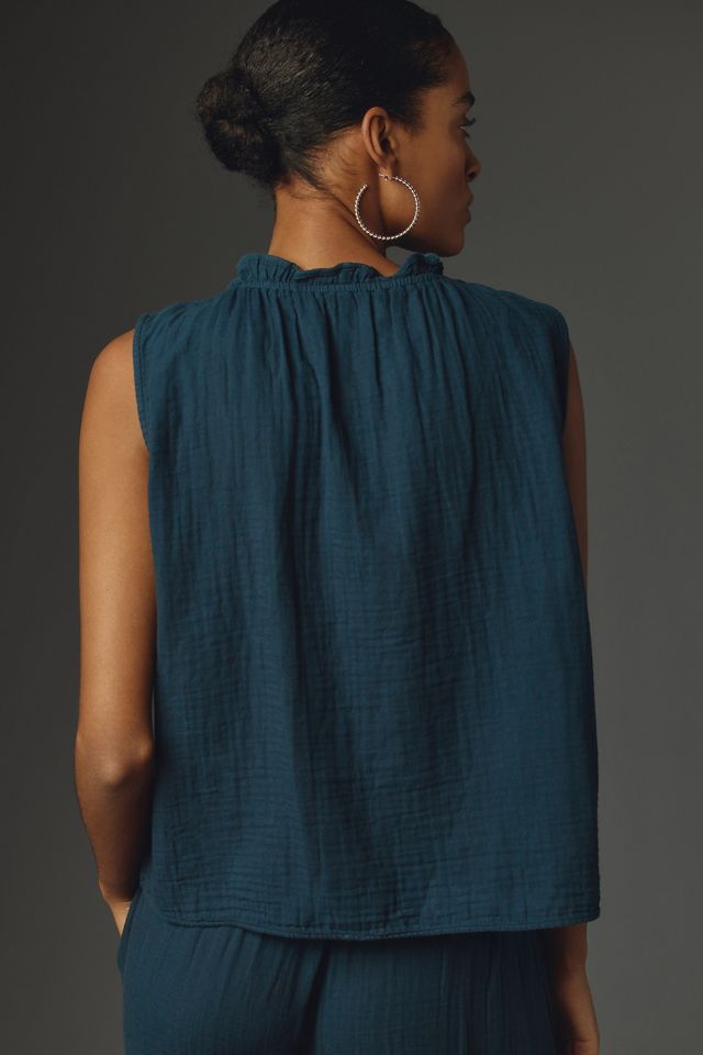 Velvet by Graham & Spencer Bianca Gauzy Tank #1