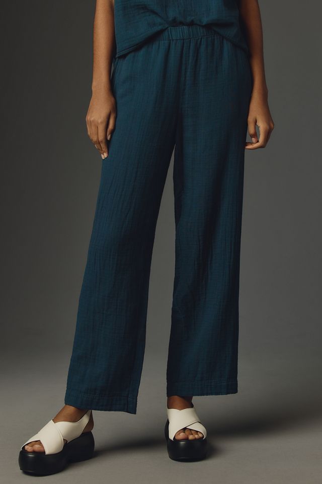 Velvet by Graham & Spencer Women's Jerry Cotton Gauze Pants, Marl, X-Small  : : Clothing, Shoes & Accessories