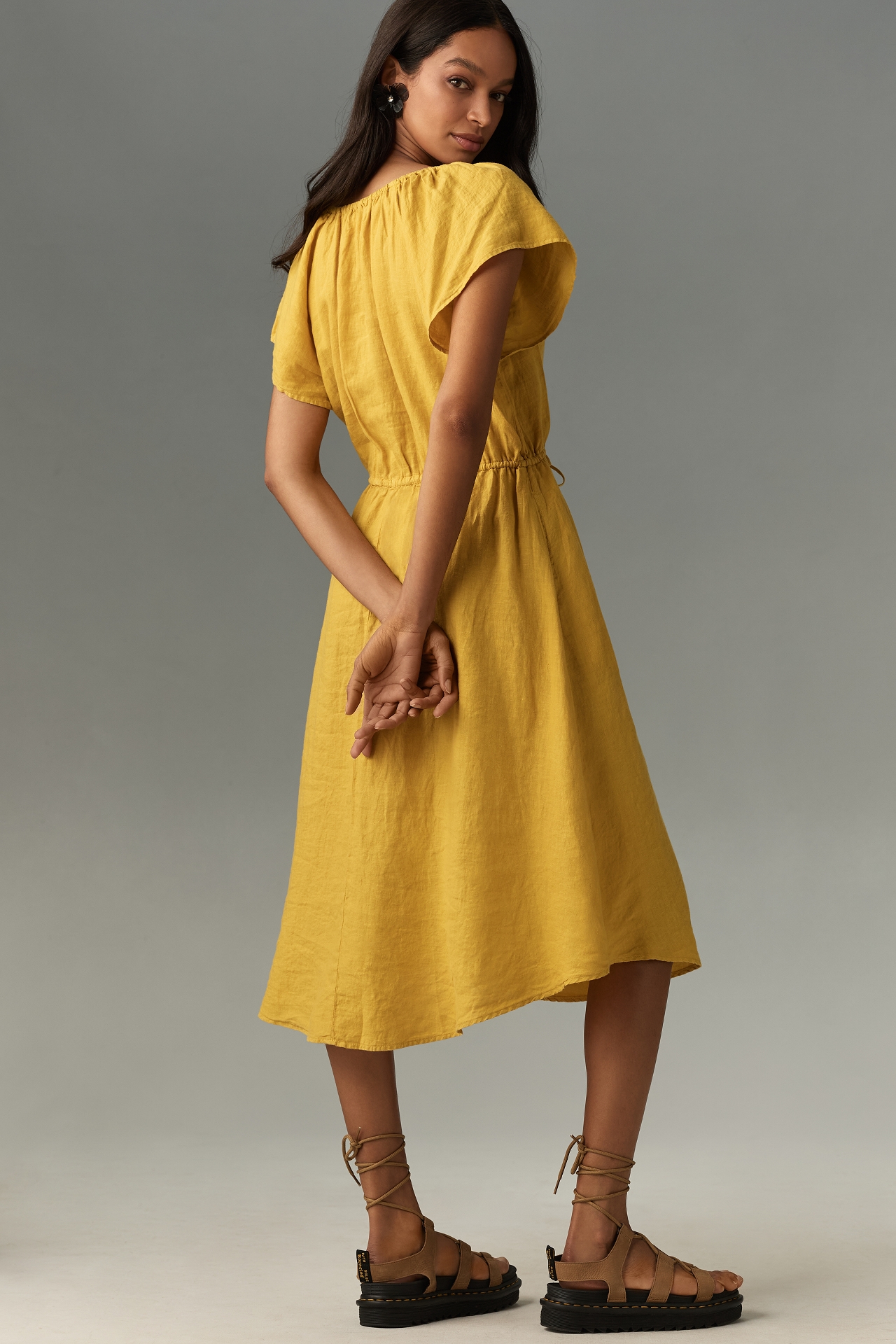 Velvet by Graham & Spencer Pepper Linen Midi Dress