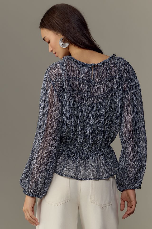 Velvet by Graham & Spencer Blen Long-Sleeve Blouse #1