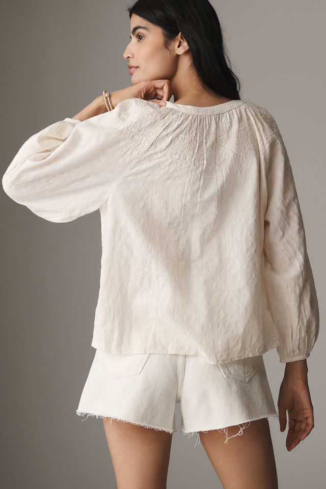 Velvet by Graham & Spencer Carina Long-Sleeve Blouse #1