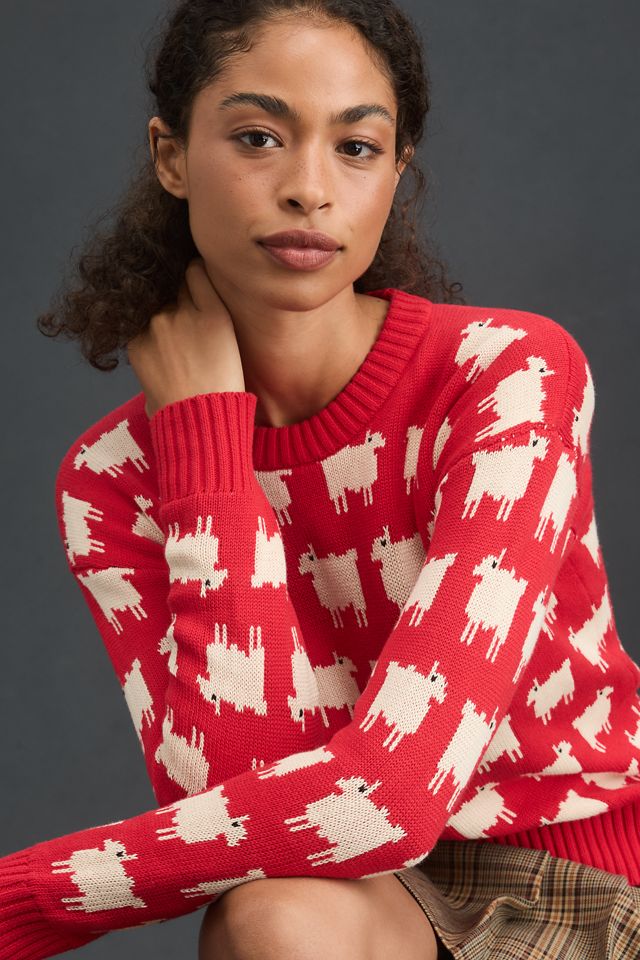 Rowing Blazers Warm & Wonderful Sheep Sweater | Anthropologie