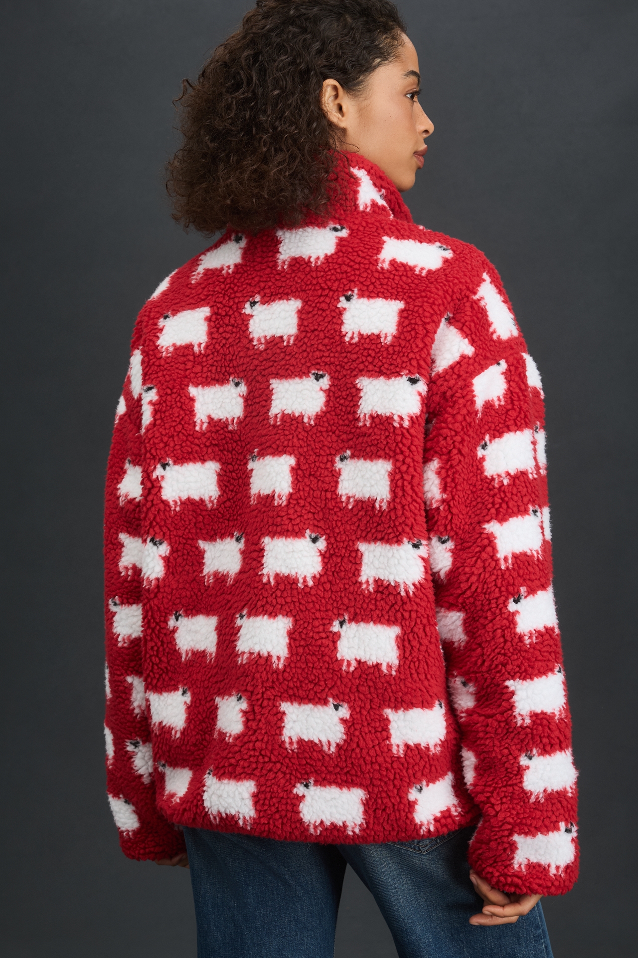 Rowing Blazers Sheep Sherpa Fleece Jacket