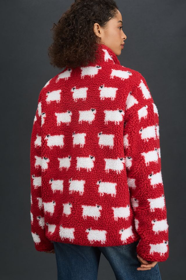Rowing Blazers Sheep Sherpa Fleece Jacket #1