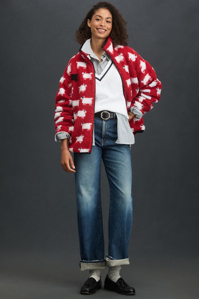 Rowing Blazers Sheep Sherpa Fleece Jacket #2