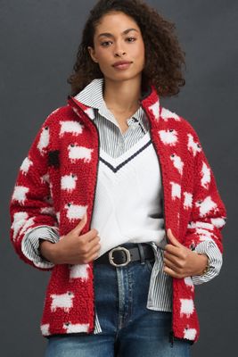 Rowing Blazers Sheep Sherpa Fleece Jacket