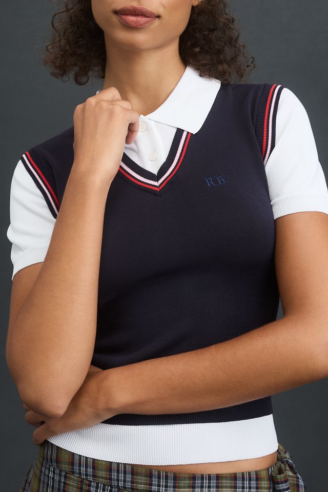 Rowing Blazers Layered Polo Shirt #3