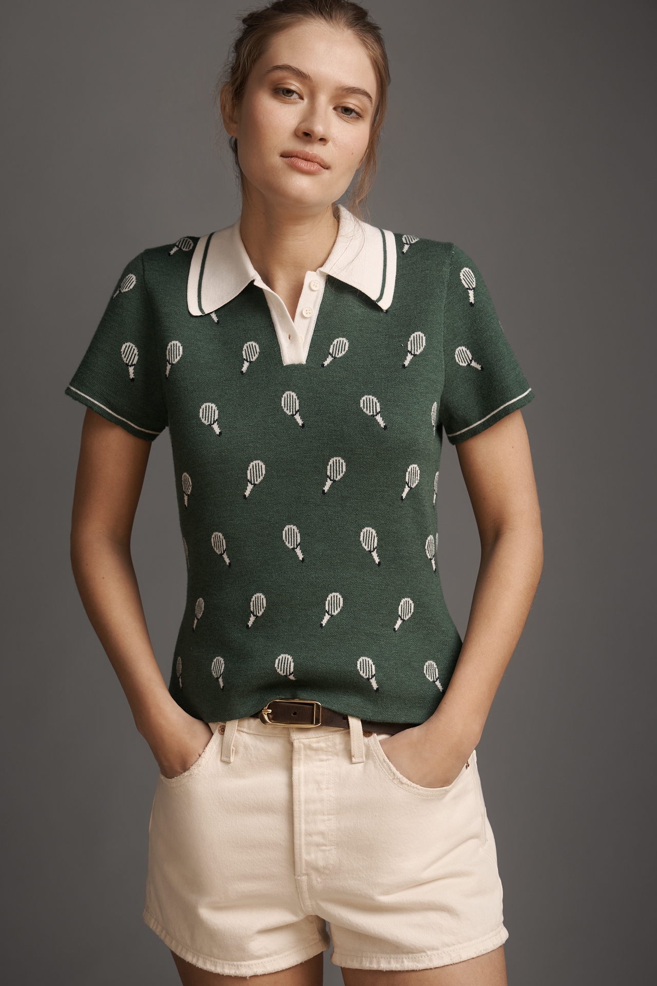 Rowing Blazers Short-Sleeve Polo Sweater