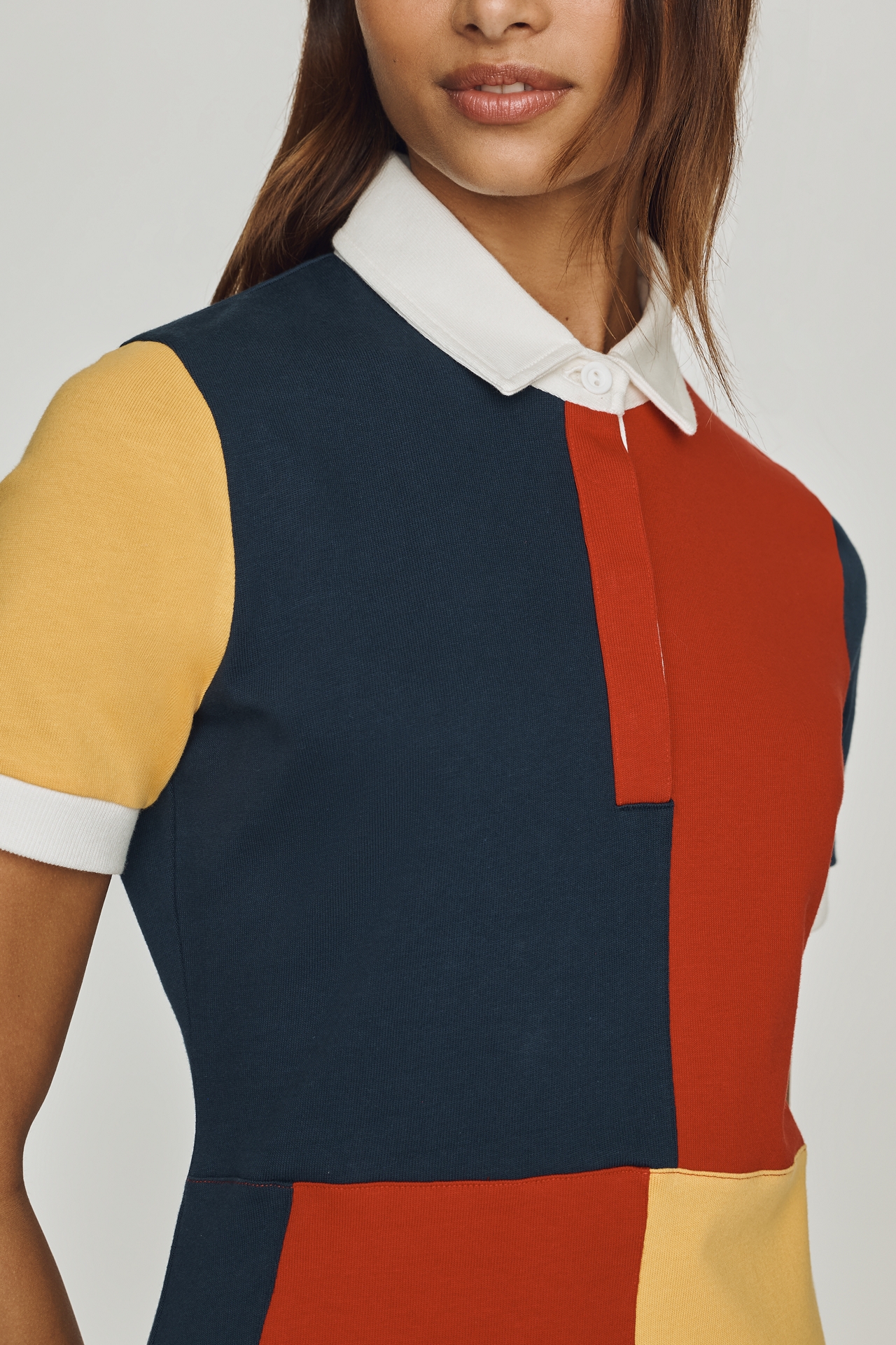 Rowing Blazers Colorblock Rugby Mini Dress
