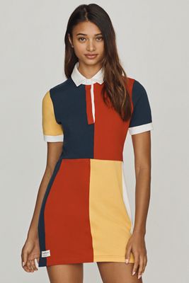 Rowing Blazers Colorblock Rugby Mini Dress