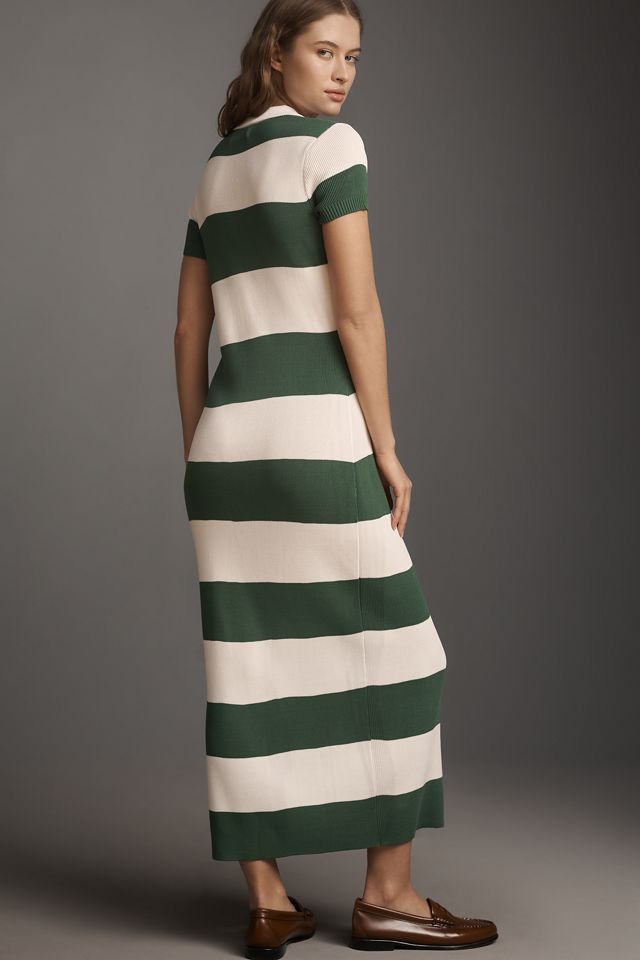 Rowing Blazers Short-Sleeve Polo Midi Dress #1