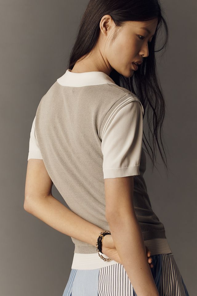 Rowing Blazers Layered Sweater Vest Top #2
