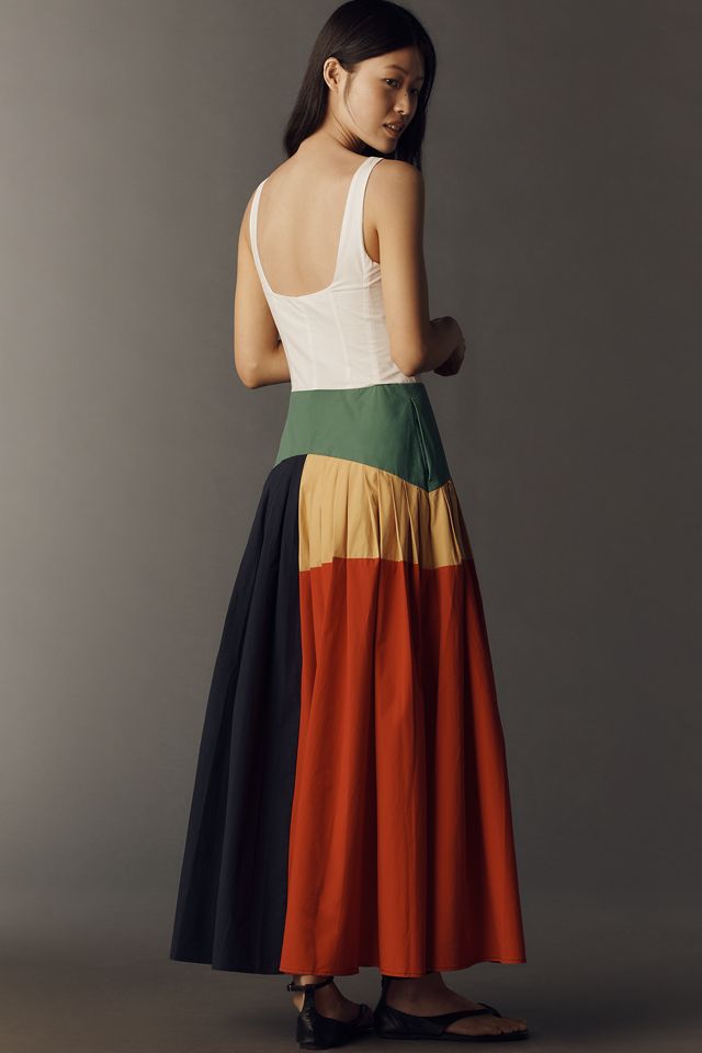 Rowing Blazers Cotton Poplin Pleated Midi Dress #2