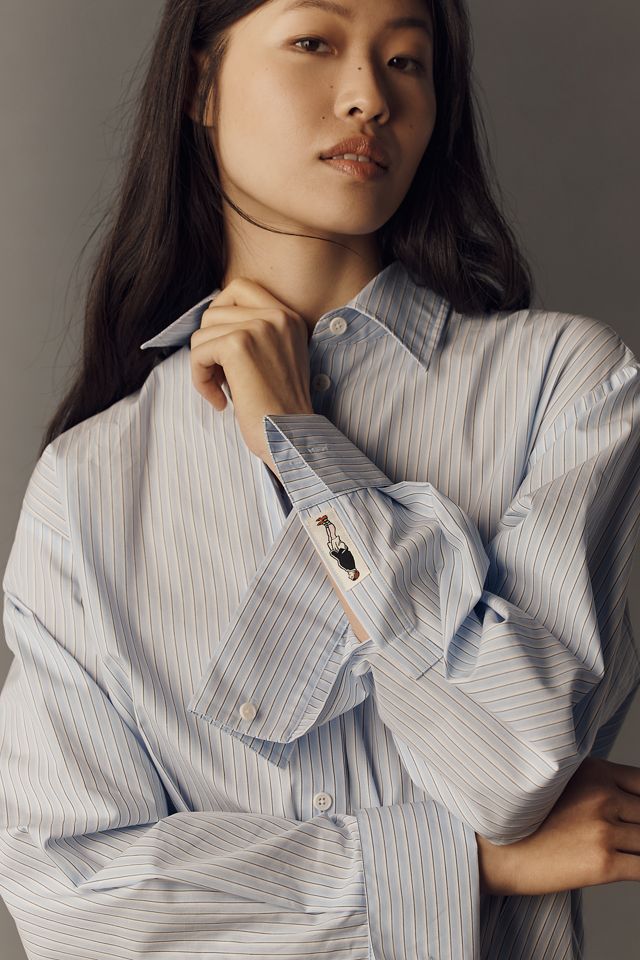 Rowing Blazers Pleated Buttondown Shirtdress #2