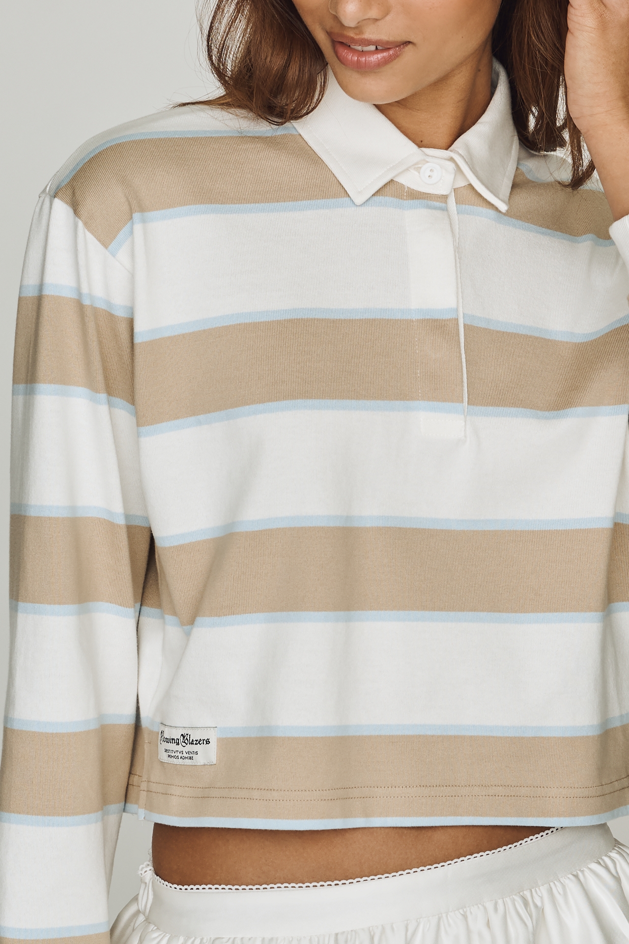 Rowing Blazers Cropped Rugby Pullover