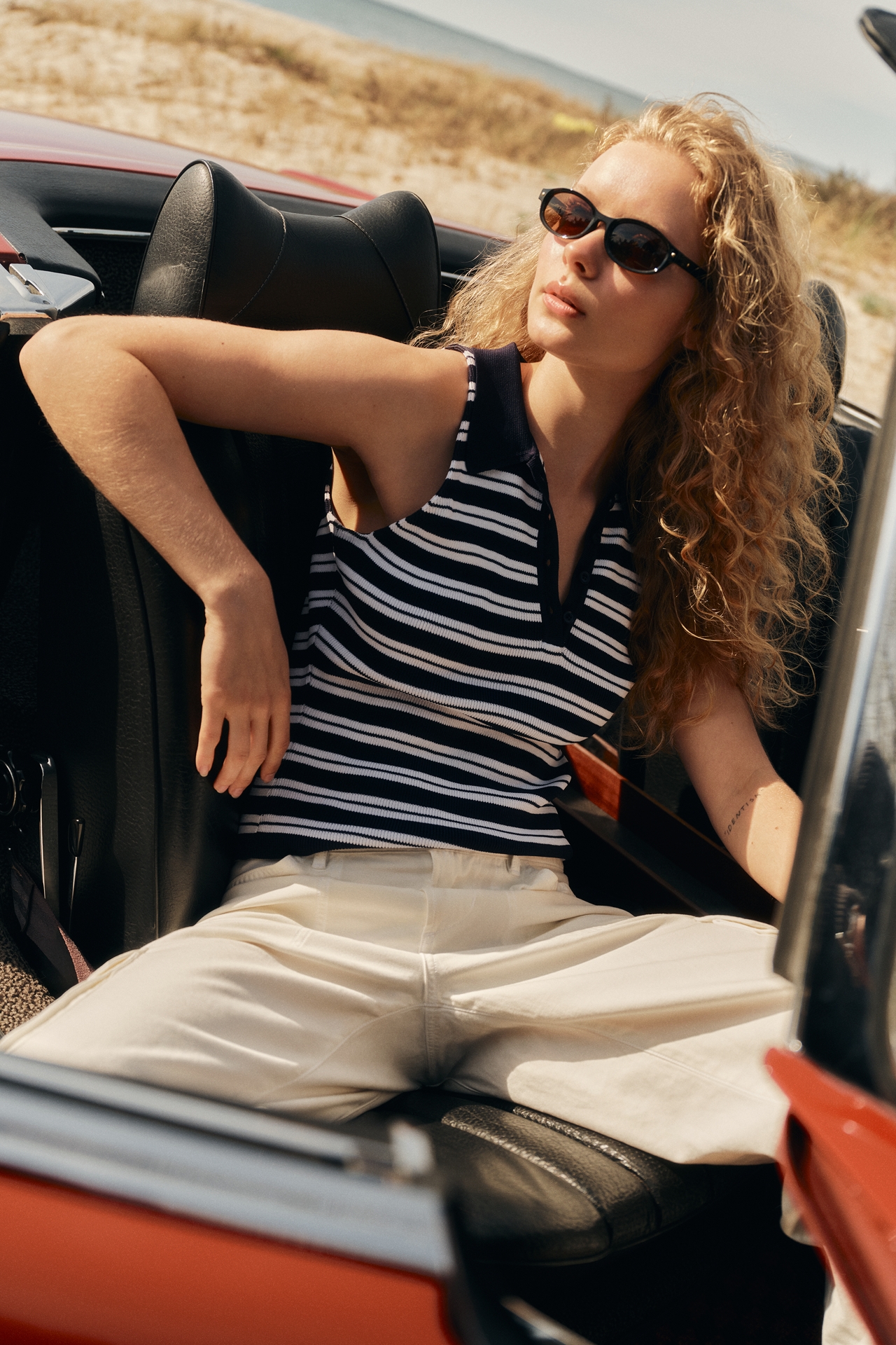 Rowing Blazers Halter Polo Tank