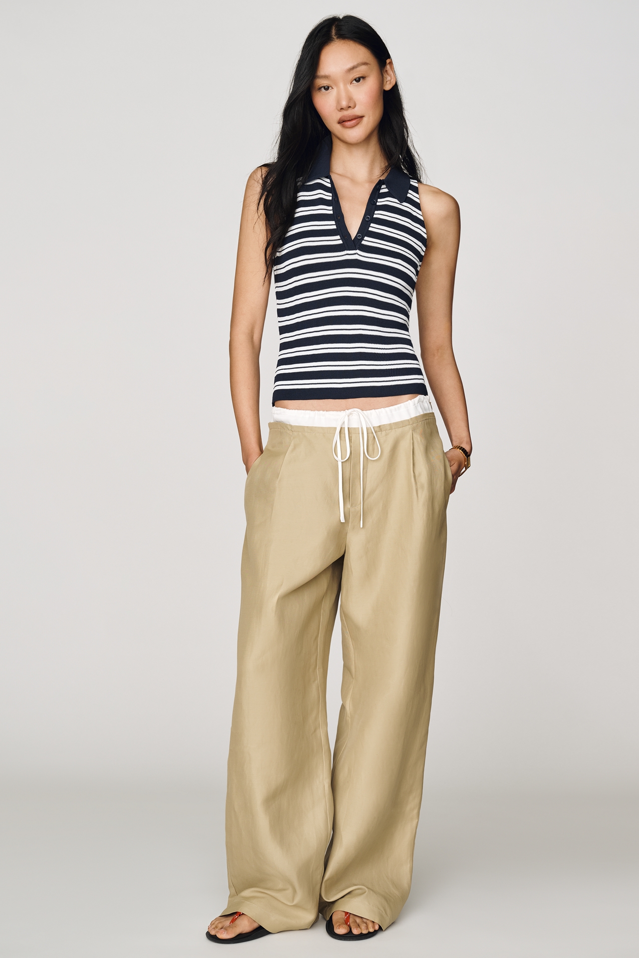 Rowing Blazers Halter Polo Tank