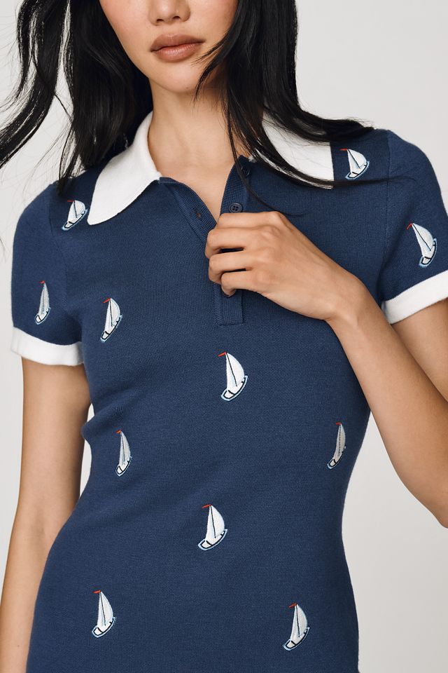 Rowing Blazers Sailboat Sweater Dress #1