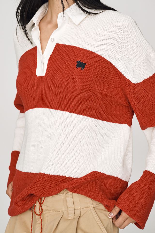 Rowing Blazers Sheep Rugby Top | Anthropologie