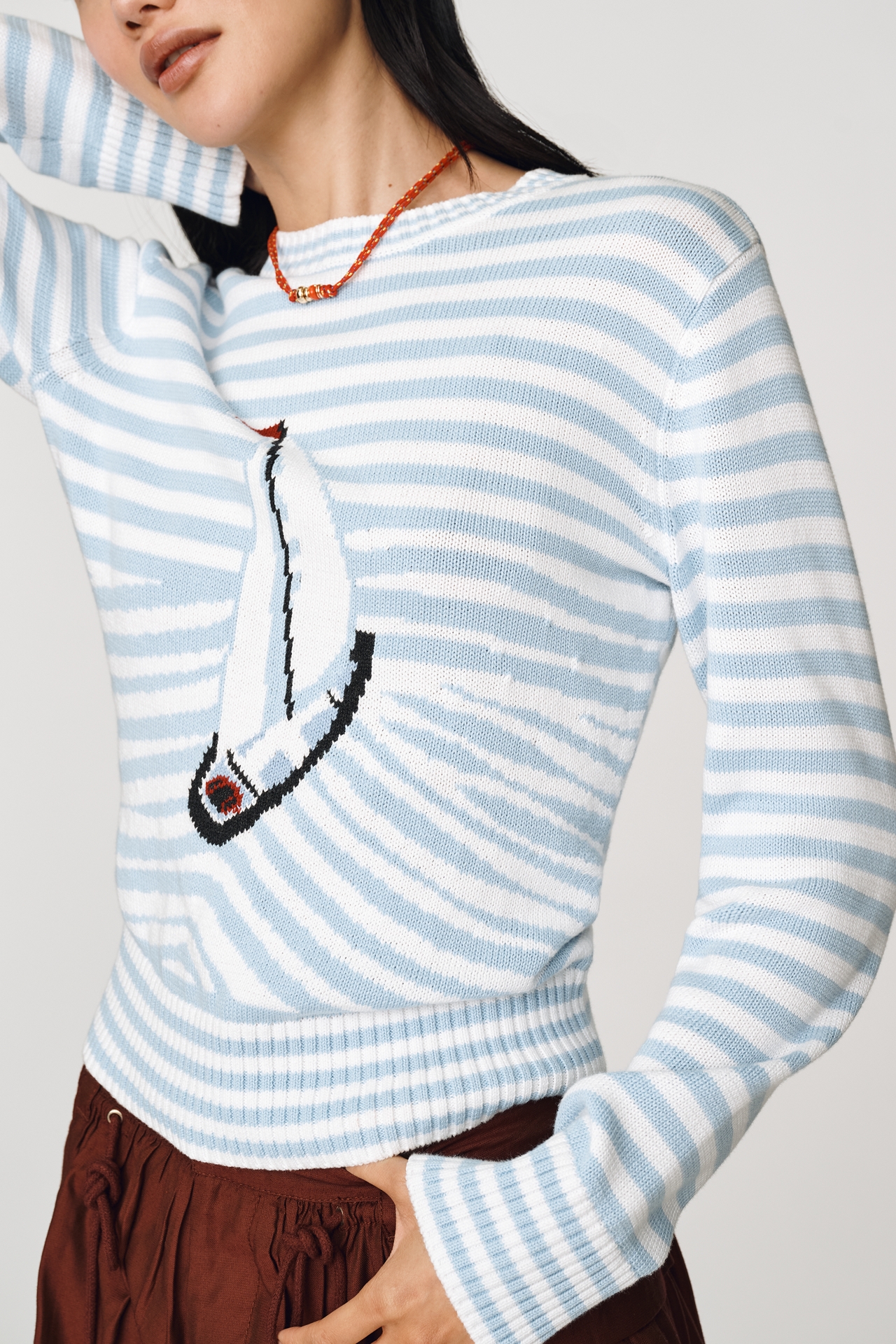Rowing Blazers Sailboat Stripe Pullover
