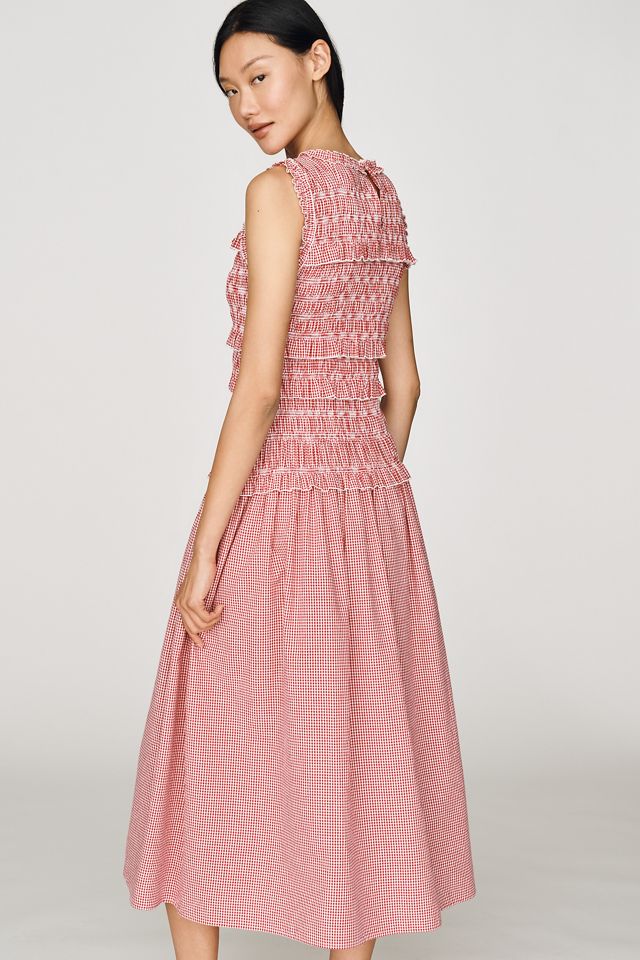 Rowing Blazers Smocked Cotton Dress #2