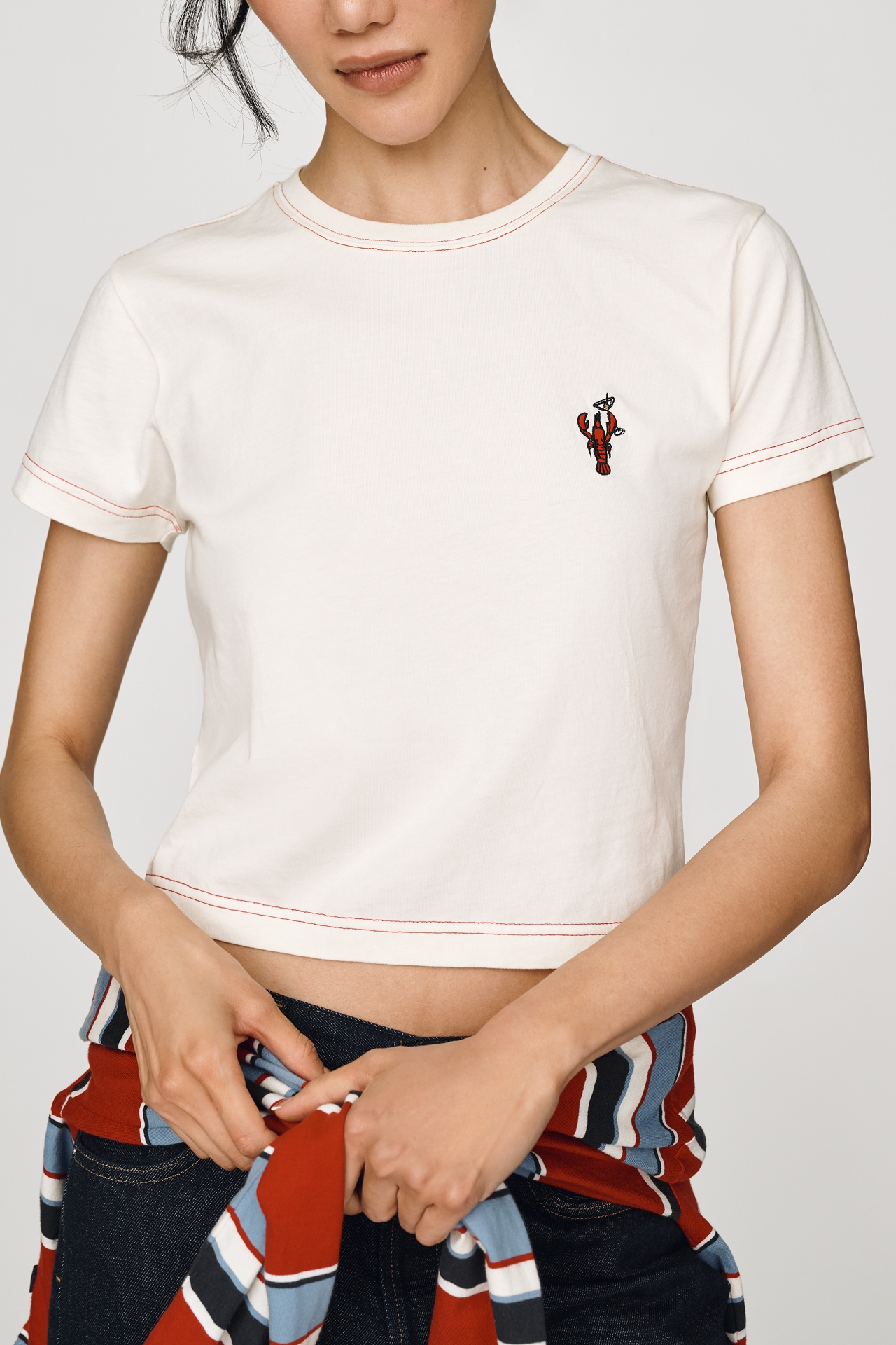 Rowing Blazers Embroidered Lobster Tee