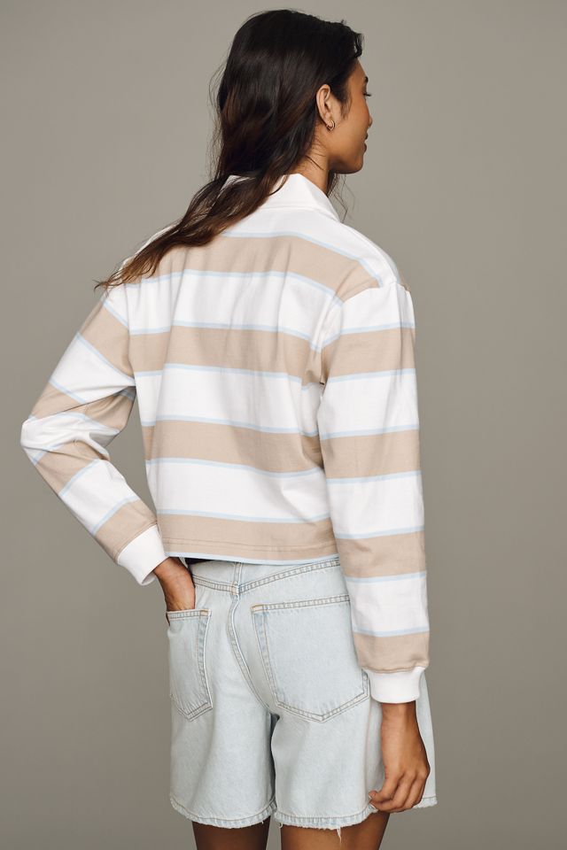 Rowing Blazers Striped Organic Cotton Rugby Shirt #1