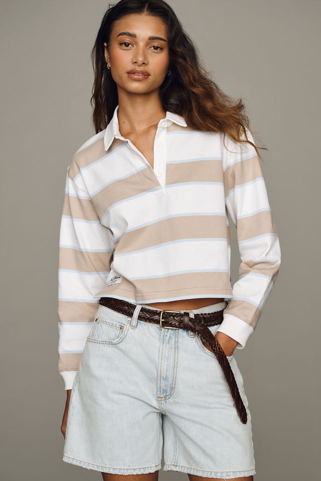Rowing Blazers Striped Organic Cotton Rugby Shirt #3
