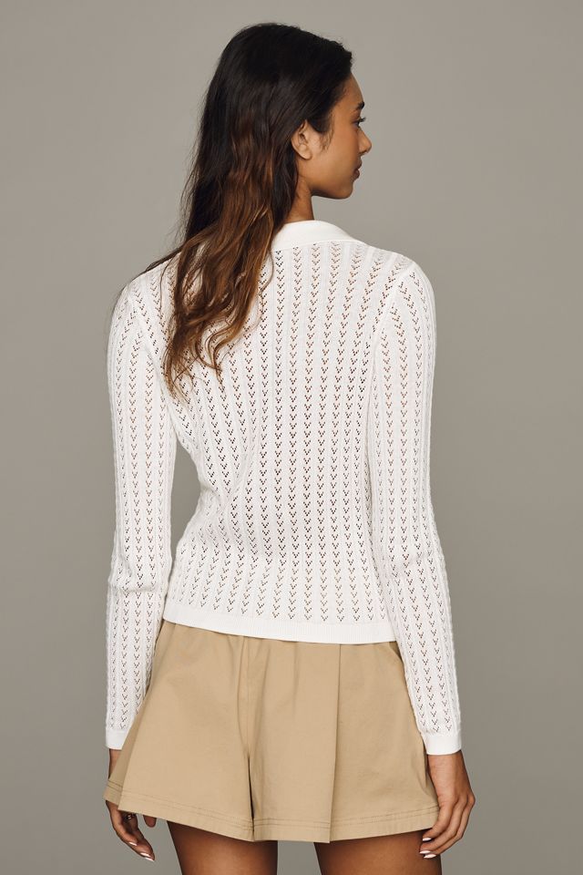 Rowing Blazers Pointelle Cardigan Sweater #2