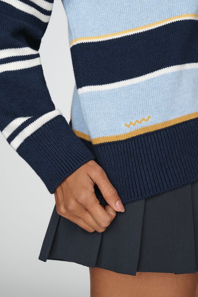 Rowing Blazers Striped V-neck Sweater #2