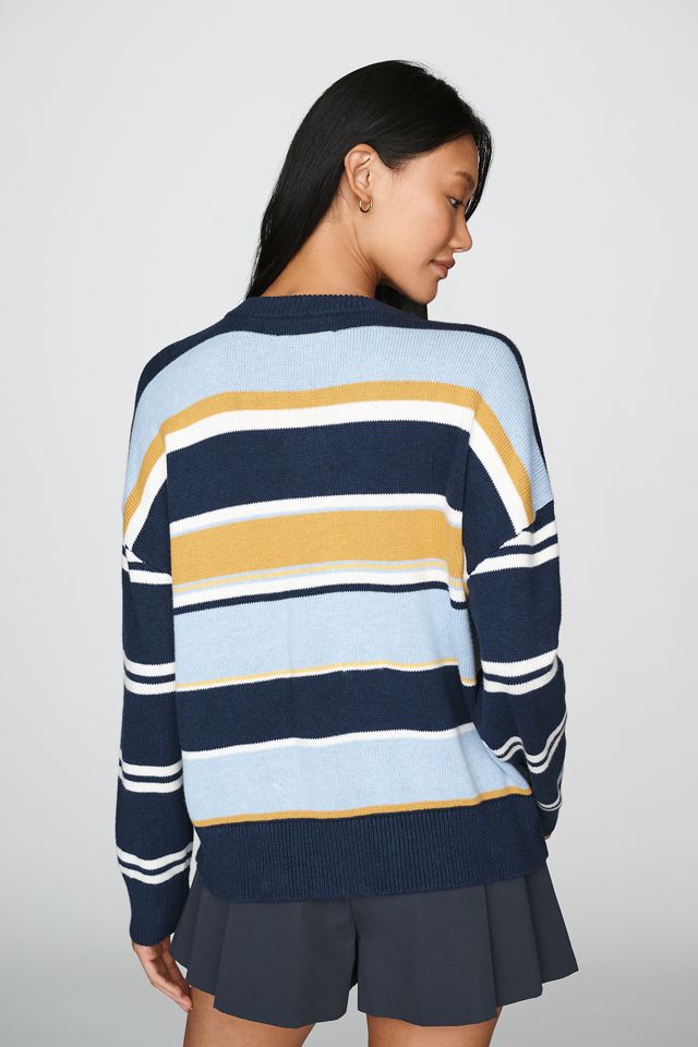 Rowing Blazers Striped V-neck Sweater #3